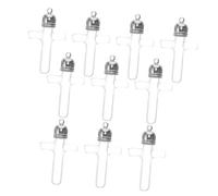 Holibanna 1 Set Pendente a Croce Contenitori Di Stoccaggio Arredamento Appeso Fai -da -te Vasetti Piccoli Con Tappo Vasetti Di Piccole Bottiglie Dei Desideri Metallo