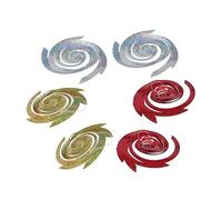 Holibanna 1 Set Pendente Riflettente per Uccelli Spirale per Giardino E Balcone Design E Leggero Allontana Piccioni con Continuo E Riflessività 6 Pezzi