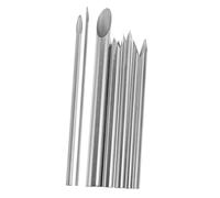 Holibanna 1 Set Strumento di Punzonatura Pugni Circolare per Forme di Tagliatori di Argilla Forma Scolpire La Taglierina del Cerchio della Ceramica Buco Metallo Silver 6 Pezzi