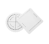 Holibanna 1 Set tessitore Tessitura del Braccialetto Strumenti per intrecciare a Mano Scheda per intrecciare Il Braccialetto Disco Intrecciato Piatto di Tessitura Schiuma di Eva Bianca