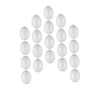 Holibanna 1 Set Uova di Polistirolo in Schiuma Adorabili Uova per Uova Vernice per Artigianato Decorazioni in Schiuma Artificiale per La Casa Uova di Pasqua Riempite 20 Pezzi