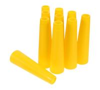 Holibanna 10 Coni in Plastica Conici Anti-groviglio Rocchetti per Cucire e Ricamo Set da 10 Pezzi in PVC Giallo per Organizzare Fili e Aumentare La Produttività