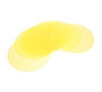 Holibanna 10 Pellicole Autoadesive per Diffusori di Luce Led, Filtri Gel Colore Caldo Rotondi 12 Cm per Illuminazione Ambientale e Decorazione Casa, Modificatori di Luce per Lampade