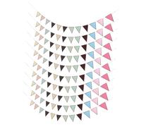 Holibanna 10 Pezzi Bandierine Triangolari Multicolori Odore per Decorazioni Festa e Aula Festone Decorativo per Interni Ed Esterni
