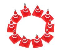 Holibanna 10 Pezzi Mini Coni Stradali per Creazioni DIY Charm per Bracciali e Collane per Progetti e Regali Unici