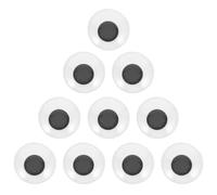 Holibanna 10 Pezzi Occhi Mobili Autoadesivi per Lavoretti e Pupazzi Occhietti in Plastica Neri e Chiari per Artigianato Progetti Creativi e Peluche