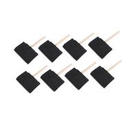 Holibanna 10 pezzi Pennelli Spugna con Punta Smussata Manico in Legno Assorbimento Ottimale per Pittura Vernici e Colla per Bricolage e Lavori Creativi
