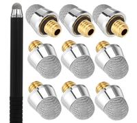 Holibanna 10 Pezzi Punte in Fibra di Ricambio per Penna Stilo Capacitiva M5 Filettatura Esterna 64 MM Accessori per Touchscreen Sostituzione Resistente e Precisa per Scrittura senza