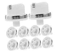 Holibanna 10 Pezzi Scaldabagno Stufa a Gas Interna Bruciatore Gas Da Campeggio Manopole Sostituzione Parti Dello Scaldabagno Del Quadrante Plastica Bianca