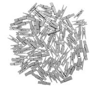 Holibanna 100 Pezzi Mini Mollette in Legno per Foto Mollette per Artigianato per Appendere Foto E Promemoria