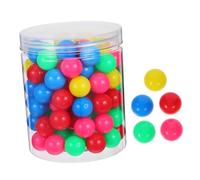Holibanna 100 Pezzi Montessori Stem Palline Plastica Colorate per Leggere e Vuote Compatibili con Piste da Laboratorio per Apprendimento Prescolare e Giochi Educativi