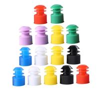 Holibanna 100 pezzi Tappi in Plastica per Provette Tappi Tenuta Elastici e Resistenti per Uso Scientifico per Industria Chimica e Medica Colore Casuale Colore Casuale