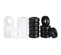 Holibanna 10paia of Silicone Eyeglasses Temple Tips Antiscivolo Comodi e Resistenti Per Occhiali Normali e Bianco