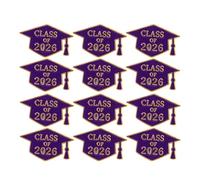 Holibanna 12 Spille per Laurea: Distintivo con Cappello da Laurea - Spille da Bavero per Laureati 2026 per Studenti E Insegnanti - Gioielli per L'ultimo Giorno di Scuola - Bomboniere per Feste di