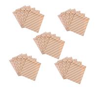 Holibanna 125 pezzi Sacchetti Carta Kraft Ecologici per Caramelle e Biscotti Buste Regalo con Motivi Misti Capacità Riutilizzabili e Pieghevoli per Feste e Confezioni Regalo