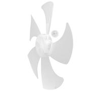 Holibanna 14 Ventilatore Elettrico Accessorio Per Ventilatore a Piedistallo in Piedi Ventola Più Fredda Reversibile Ventola Di Ricambio Per Mixer Mini Flusso D'aria Boa Turbo Bianca Plastica
