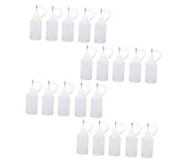 Holibanna 15 Pezzi Flaconi Dosatori Olio e Colla con Punta Ago Precisione Bottiglie Squeeze per Applicazione Liquidi per Riparazioni Ufficio e Casa