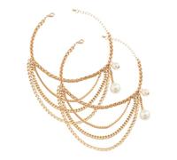 Holibanna 1paio Cavigliera Frange Per Scarpe Accessorio Per Occasione Per Speciali e Look