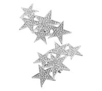 Holibanna 1paio Fibbia Decorativa Stelle Per Scarpe Da Sposa Accessori Rimovibili Strass Per Sneakers e Tacchi Per Cerimonie e Occasioni Speciali