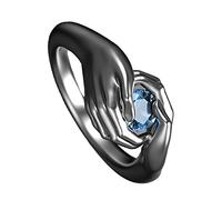 Holibanna 1pezzi Anello Di Moda Con Gemma Gioiello Creativo Per Anello Decorativo Per Donna Design Elegante e Chic Per Amici e Famiglia