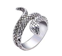 Holibanna 1pezzi Anello Uomo Regolabile Forma Di Serpente Stile Retro Accessorio Per Dita Per Feste e Occasioni Speciali
