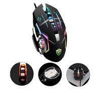 Holibanna 1pezzi Mouse Illuminato Mouse Ergonomico Programmazione Avanzata Dpi Regolabili Compatibile e Laptop