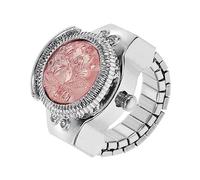 Holibanna 1pezzi Orologio Ad Anello Moda Da Dito Design Elegante e Comfort Per Donna Accessorio Decorativo Quotidiano Resistente e Facile Da Indossare