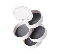 Holibanna 1pezzi Portagioie Multi-livello Rotante Con Contenitori Separati Per Gioielli e Accessori Scatola Organizzatrice Per Collane Orecchini e Anelli Design Pratico e Durevole Bianca Con