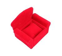 Holibanna 1pezzi Scatola Porta Orologi e Gioielli Forma Di Sofà Elegante Porta Gioielli Rosso Per Bracciali e Orologi Design Creativo Per Esposizione e Organizzazione