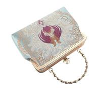 Holibanna 1pezzi Vintage Chinese Handbag Hand-made Cheongsam Style Elegant Embroidery Small for Women for Any Occasion