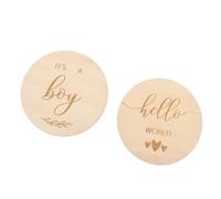 Holibanna 2 Commemorative Accessori Fotografici Newborn Design Unico per Festeggiare Mesi