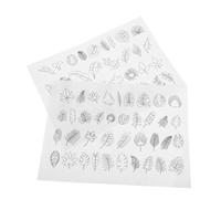 Holibanna 2 Fogli Stabilizzatore del Modello di Ricamo Staccare e Incollare i Motivi da Ricamo Attaccare e Cucire La Carta da Ricamo Ricami a Punto e Tessuto Non Tessuto Idrosolubile