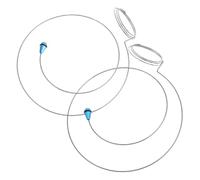 Holibanna 2 PC Orghi All'Acciaione Glass Acciaio In Acciaio Di Adesivi Ad Alta Tensione Torchia Di Blocco Degli Costruzioni Trato Adesivi Elettrici Strumenti Di Riparazione Etichetta