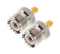 Holibanna 2 Pezzi Adattatore - Connettore Coassiale Monte Dell'antenna Staffa Dell'antenna Kit Connettori Sma Connettori Piccoli Sdoppiatore Per Coassiale Rame