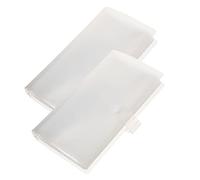 Holibanna 2 Pezzi Album Raccolta Biglietti e Film da Raccoglitore Trasparente con Pagine Rimovibili Organizer per Foto e Documenti Protezione Contro Polvere e Danneggiamenti