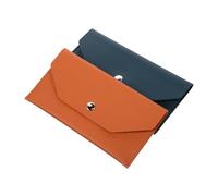 Holibanna 2 Pezzi Budget Envelope Wallet in Sturdy Faux Leather Mini Cash Organizer Pouch With Secure Closure Compact Design For Daily Budgeting And Financial Planning