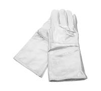 Holibanna 2 Pezzi Guanti Alte Temperature Argento in Alluminio
