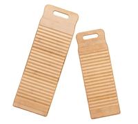 Holibanna 2 pezzi Mini Lavatoio in Bambù Resistente per Lavaggio Manuale Design Sospendibile Salvaspazio Superficie Antiscivolo per Pulizia Efficiente e Delicata dei Tessuti