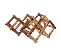 Holibanna 2 Pezzi Portabottiglie in Legno Portabottiglie Per Bar Ripiano Pieghevole Per Vino