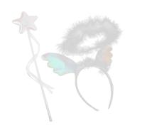Holibanna 2 Pezzi set decorazioni per feste costume della oggetto per giochi ruolo angeli fascia per festival plastica
