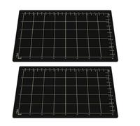 Holibanna 2 Pezzi Tappetino da Taglio Magnetico Nero per Macchina Fustellatrice, Gomma e Ferro, per Accessori Macchina da Embossing, Decorazioni Natalizie e Lavori Creativi