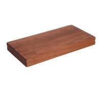 Holibanna 2 Pezzi Walnut Wood Boards Thick Solid Diy Craft Panels For Cutting Engraving Burning Furniture Projects With Natural Grain And Warm Hue