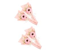 Holibanna 2 Set Bouquet Di Rose Orsetto Laurea Soffocante Peluche Regalini Fine Scuola Per Diploma Maturità Orso Bouquet Decorazione Dell'orso Di Laurea Fiore Di Sapone Rosa 2 Pezzi*2