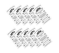 Holibanna 2 Set Schede Istruzioni Per La Cura Vetro Guide Cards Inserts Per Con Cannuccia Facili Da Usare E Pratiche Per Piccole Attività Commerciali 100 Pezzi * 2