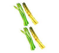 Holibanna 2 Set Simulazione Del Di Asparagi Asparago Arredamento Verdure Finte Da Cucina Ornamento Per Modellare Gli Asparagi Puntello Della Vetrina Degli Asparagi Plastica 8 Pezzi*2