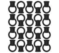 Holibanna 20 Ganci in Ghisa M10 per Lampada a Sospensione Neri, Anelli Resistenti per Apparecchi di Illuminazione, Supporto Stabile per Interni Cucina, Bar e Sala da Pranzo, Kit Hardware