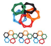 Holibanna 20 Pezzi Anelli Antiscivolo per Microfono in Gomma Durevole Protezione Anti-roll e Ammortizzante per Microfoni Wireless e Tradizionali Anelli Colorati per Identificazione e Uso