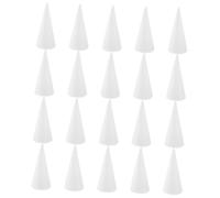 Holibanna 20 Pezzi Coni Schiuma per Fai da Te Base Leggera e Durevole per Progetti Creativi Decorazioni Natalizie e Centrotavola Festivi