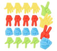 Holibanna 20pezzi Gomme da Cancellare Forma di Dito per Gommine Colorate Sicure per Asilo e Scuola Multiuso per Disegno e Scrittura Premi e Gadget Compleanno
