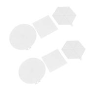 Holibanna 24 Pezzi Plastic Canvas Mesh Sheets Plastic Grid Panels for Embroidery DIY Crafts Home Decor with Round Hexagonal Shapes Easy-to-Cut for Creative Projects